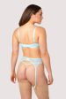 Harriet Blue Strappy Mesh with Ring Detail Suspender Sale