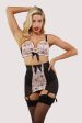 Tattoo Print Black Girdle Hot on Sale