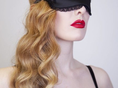 Black Eye Mask with Black Tassels Online Hot Sale