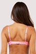 Ziggy Pink Lace and Spotted Mesh Bra Cheap