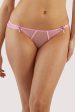 Ziggy Pink Lace and Spotted Mesh Brief Fashion