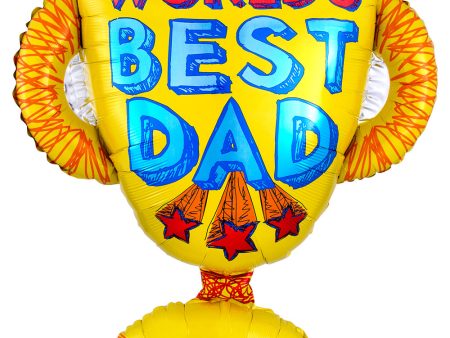 27 inch BEST DAD TROPHY on Sale