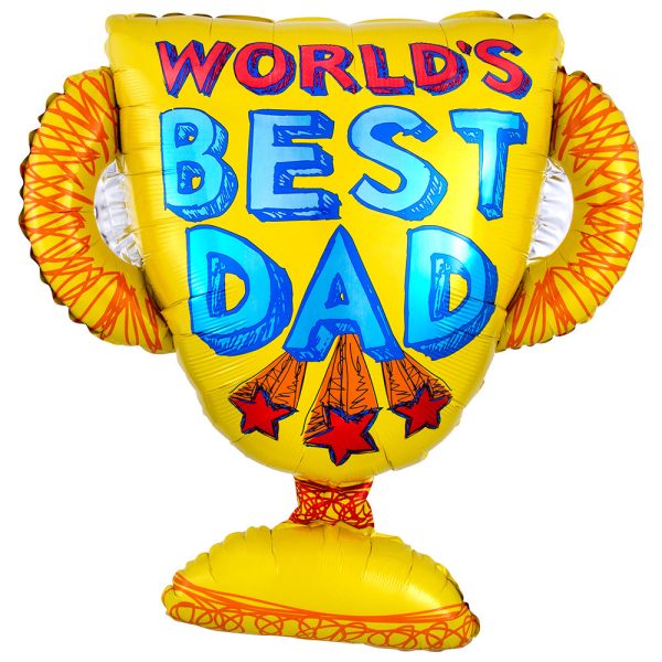 27 inch BEST DAD TROPHY on Sale