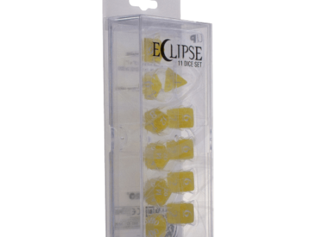 Ultra Pro - Eclipse 11 Dice Set - Lemon Yellow For Cheap