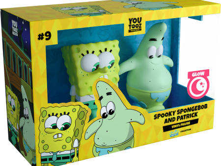 Youtooz - Spongebob Squarepants - Spooky Spongebob and Patrick Vinyl Figure #9 Hot on Sale