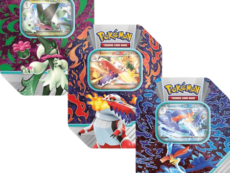 Pokemon TCG - Scarlet & Violet - Paldea Partners Tins - Mewoscarada & Skeledirge & Quaquaval Discount