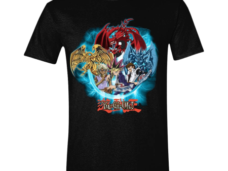 PCMerch - Yu-Gi-Oh! - Group Shot Blue Vortex T-Shirt Cheap