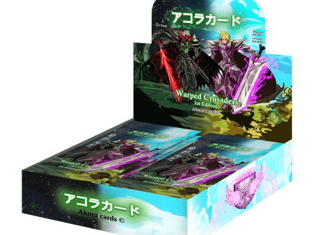 Akora TCG: Warped Crusaders Booster Box (1st Edition) (20 Packs) Sale