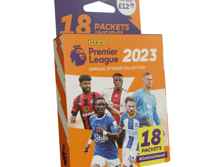 Panini Premier League Official Sticker Collection 2023 - Mega Multiset (18 packets) Cheap