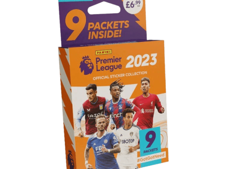 Panini Premier League Official Sticker Collection 2023 - Multiset (9 packets) Cheap