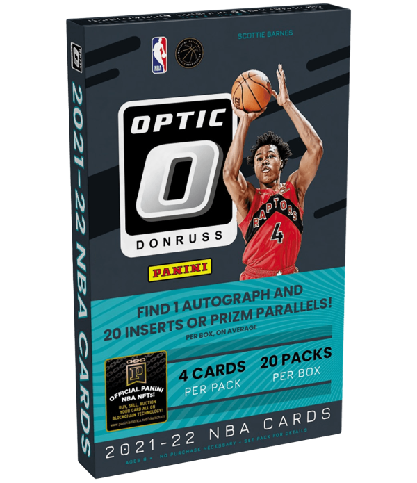 Panini - 2021 22 Donruss Optic Basketball (NBA) - Hobby Box (20 Packs) on Sale