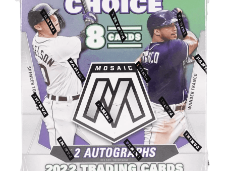 Panini - 2022 Mosaic Baseball (MLB) - Choice Box For Cheap