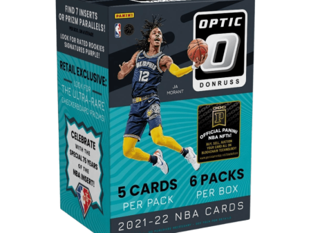 Panini - 2021 22 Donruss Optic Basketball (NBA) - Alt Blaster Box (6 Packs) For Cheap