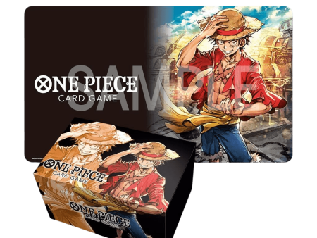 One Piece TCG - Playmat and Storage Box Set - Monkey D. Luffy Online Hot Sale