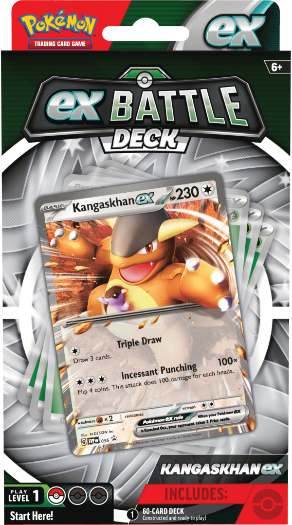 Pokemon TCG - Scarlet & Violet - Kangaskhan Ex Battle Deck Fashion