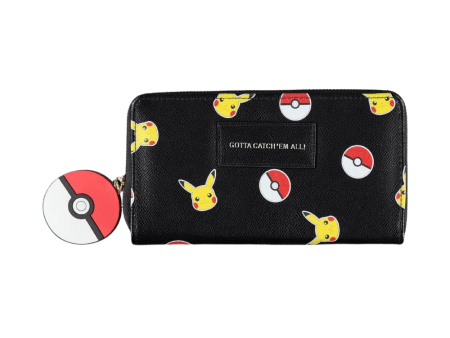 Difuzed - Pokemon - Pikachu Girls Zip Around Wallet Hot on Sale