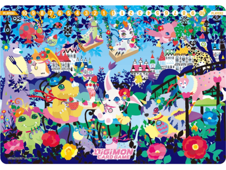 Digimon Card Game - Playmat and Card Set 2 - Floral Fun (PB09) Online Hot Sale