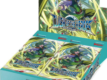 Cardfight!! Vanguard - Clash of the Heroes - Booster Box (16 Packs) Supply