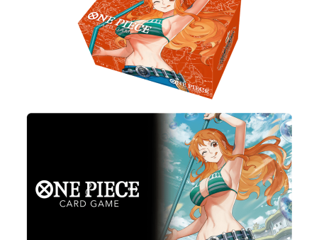 One Piece TCG - Playmat and Storage Box Set - Nami Fashion