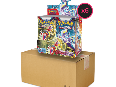 Pokemon TCG - Scarlet & Violet - Base Set - Display Case (6x Booster Boxes) Fashion