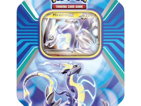 Pokemon TCG - Scarlet & Violet - Paldea Legends Tin - Miraidon For Cheap