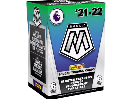 Panini - 2021 22 Mosaic Premier League Football (Soccer) - Blaster Box (6 Packs) Online