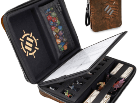 Enhance - Tabletop - RPG Organizer Case Collector s Edition - Brown For Discount