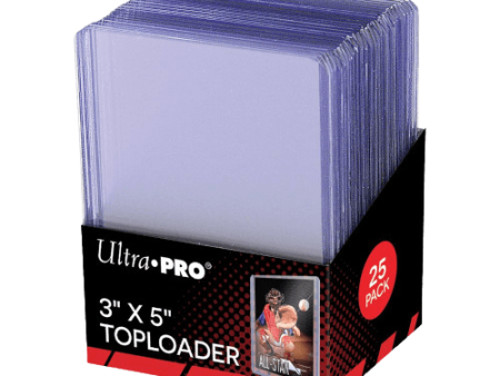 Ultra Pro - 3 x 5 Inch Toploaders 25 Pack - 35pt Online Sale