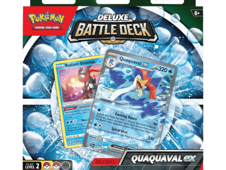 Pokemon TCG - Scarlet & Violet Paldea Evolved - Quaquaval Ex Deluxe Battle Deck Supply