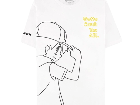 Difuzed - Pokemon - Ash Short Sleeved T-Shirt Online Hot Sale