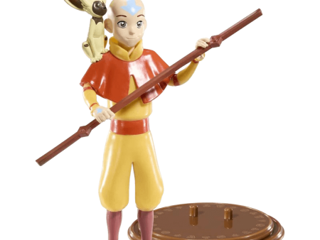 The Noble Collection - Avatar: The Last Airbender - Aang Bendyfig Action Figure Fashion