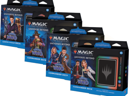 Magic: The Gathering - Universes Beyond: Doctor Who - Commander Decks on Sale