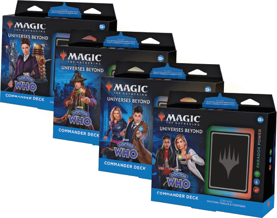 Magic: The Gathering - Universes Beyond: Doctor Who - Commander Decks on Sale