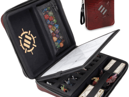 Enhance - Tabletop - RPG Organizer Case Collector s Edition - Red Online now