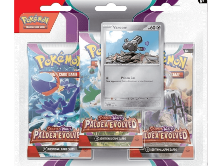 Pokemon TCG - Scarlet & Violet - Paldea Evolved - 3-Pack Blister - Varoom Online