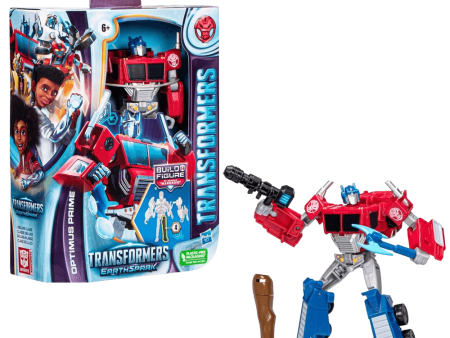 Hasbro - Transformers EarthSpark - Deluxe Optimus Prime Action Figure Sale