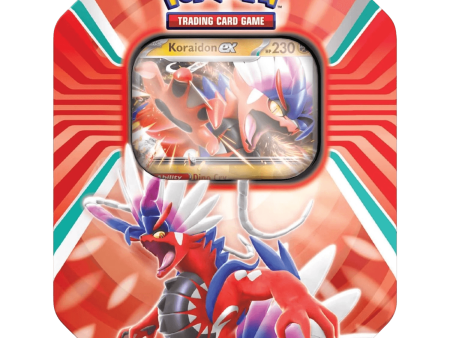 Pokemon TCG - Scarlet & Violet - Paldea Legends Tin - Koraidon Hot on Sale