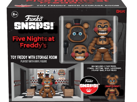 Funko - Five Nights at Freddy s - Snaps Toy Freddy with Storage Room Playset Sale