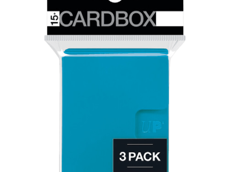 Ultra Pro - 15+ Deck Box 3 Pack - Light Blue Fashion