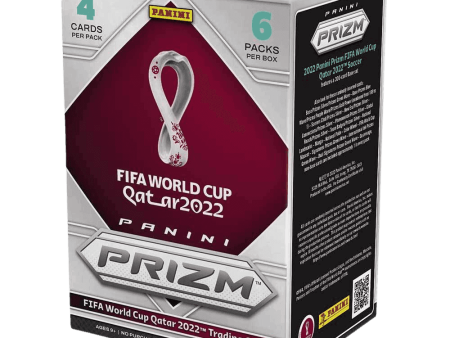 FIFA World Cup 2022 Football (Soccer) Prizm Trading Cards - Blaster Box on Sale