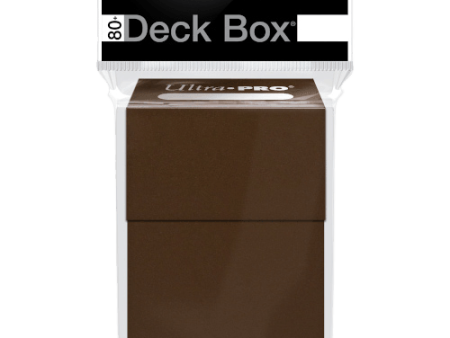 Ultra Pro - Deck Box - Brown For Discount