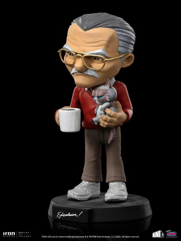 Iron Studios - Pow! Studios - Stan Lee with Grumpy Cat MiniCo Figure Supply