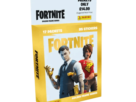 Fortnite Gold Frame Series Sticker Collection - Mega Multiset Cheap