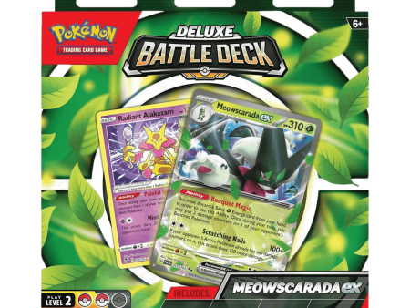 Pokemon TCG - Scarlet & Violet Paldea Evolved - Meowscarada Ex Deluxe Battle Deck For Sale