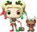 Funko 50656 POP&Buddy DC Comics Holidays S1 Harley Quinn w Helper Fashion