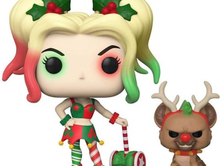 Funko 50656 POP&Buddy DC Comics Holidays S1 Harley Quinn w Helper Fashion