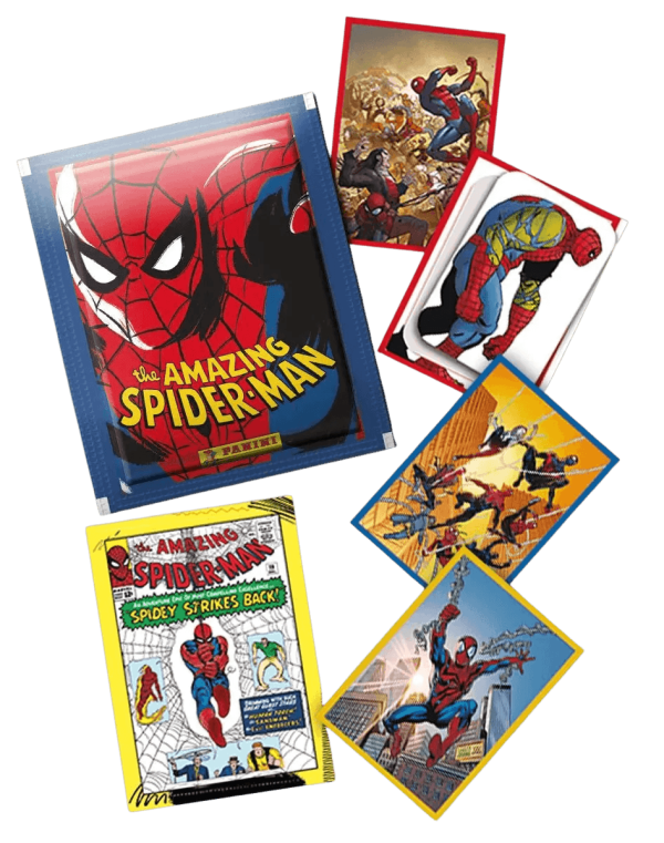 Spiderman 60th Anniversary Sticker Collection - Multiset on Sale