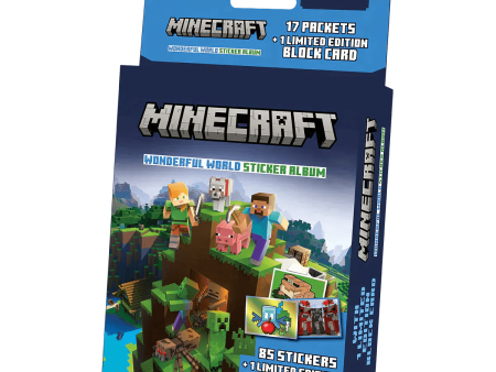 Minecraft Wonderful World Sticker Collection - Multiset Cheap