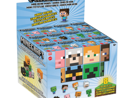 Mattel - Minecraft - Mob Head Minis (Assorted) Online now