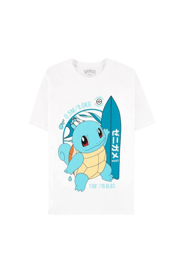 Difuzed - Pokemon - Squirtle Surf Short Sleeved T-Shirt Online Sale